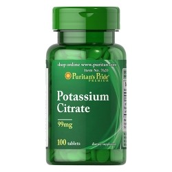 PURITAN'S PRIDE Potassium Citrate 100 tabletek